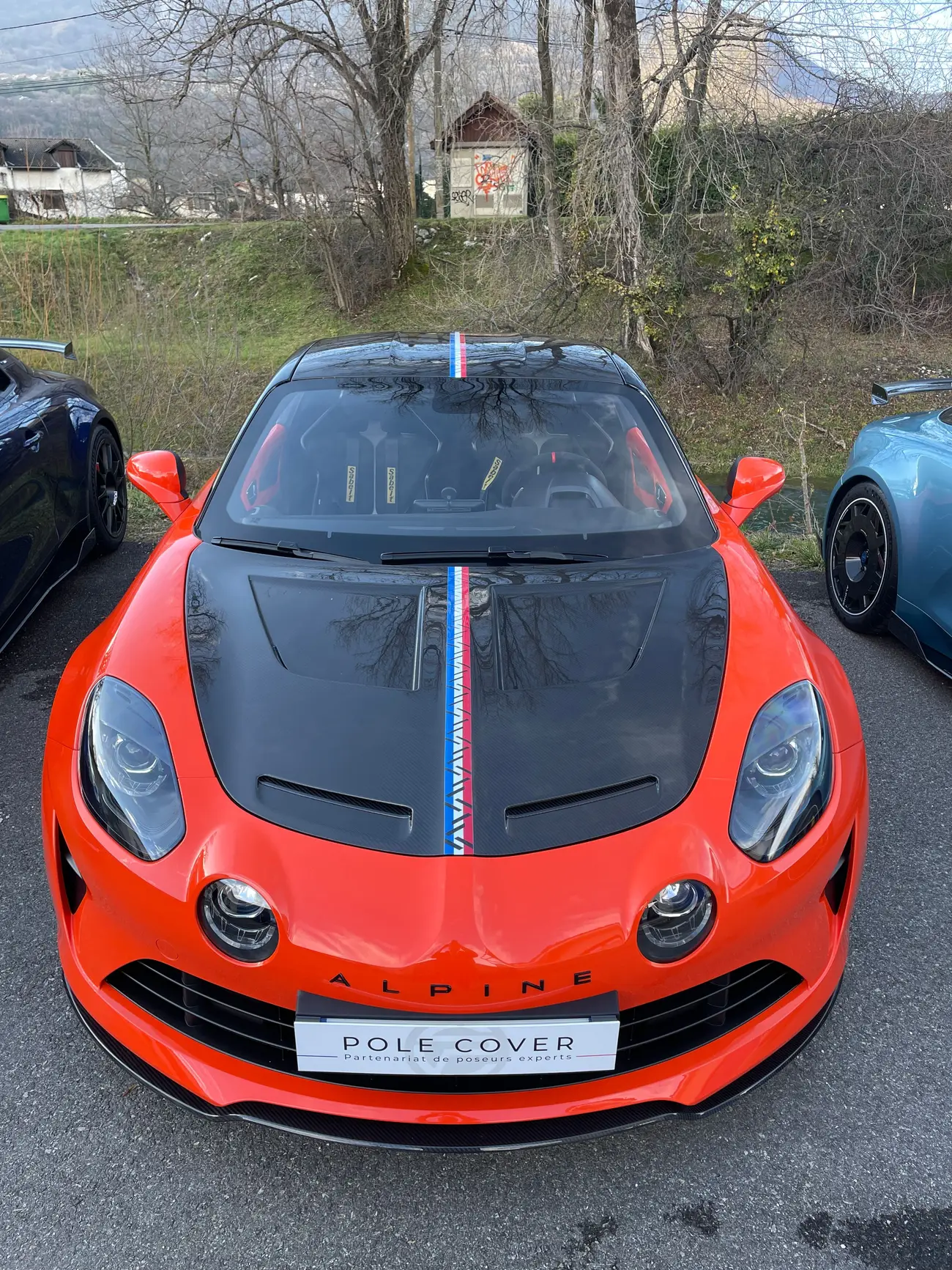 Alpine A110 orange en finition PPF brillante